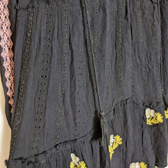 Free People Wild Horses Embroidered Mini Dress S - Picture 6 of 7